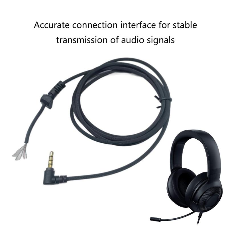 Headphones Music Cable Replacement for Gaming Headset Device