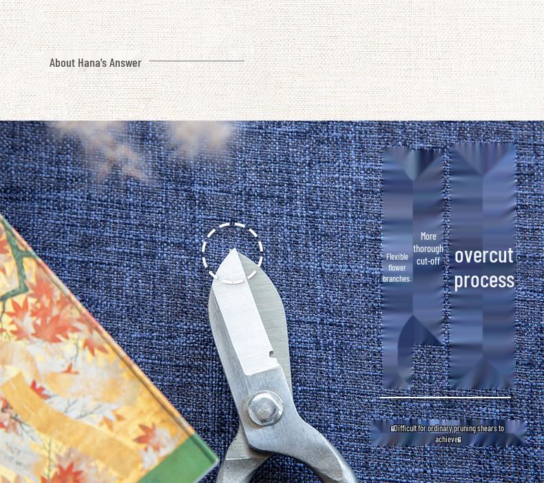 Японские Нержавеющие Секаторы Икебана для Цветов и Сада