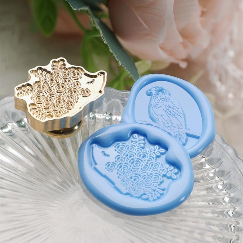 Серия Животные Сургучная печать Милый медведь Сургучная печать для приглашений, конвертов, открыток, украшения фото, писем