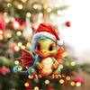 Подвеска Yousheng Christmas Dragon, мультяшный дракон, акриловое подвесное украшение, прочное для праздничного украшения елки