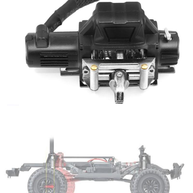Радиоуправляемая модель сплав машина электрическая лебедка запчасти для игрушечной машины 1/10 аксессуары со стальным тросом для аксессуаров для модельной машины