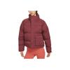 Jordan Flight Logo Embroidered Zip Cotton Jacket Women Jacket Cherry-Wood-Red DR0547-645
