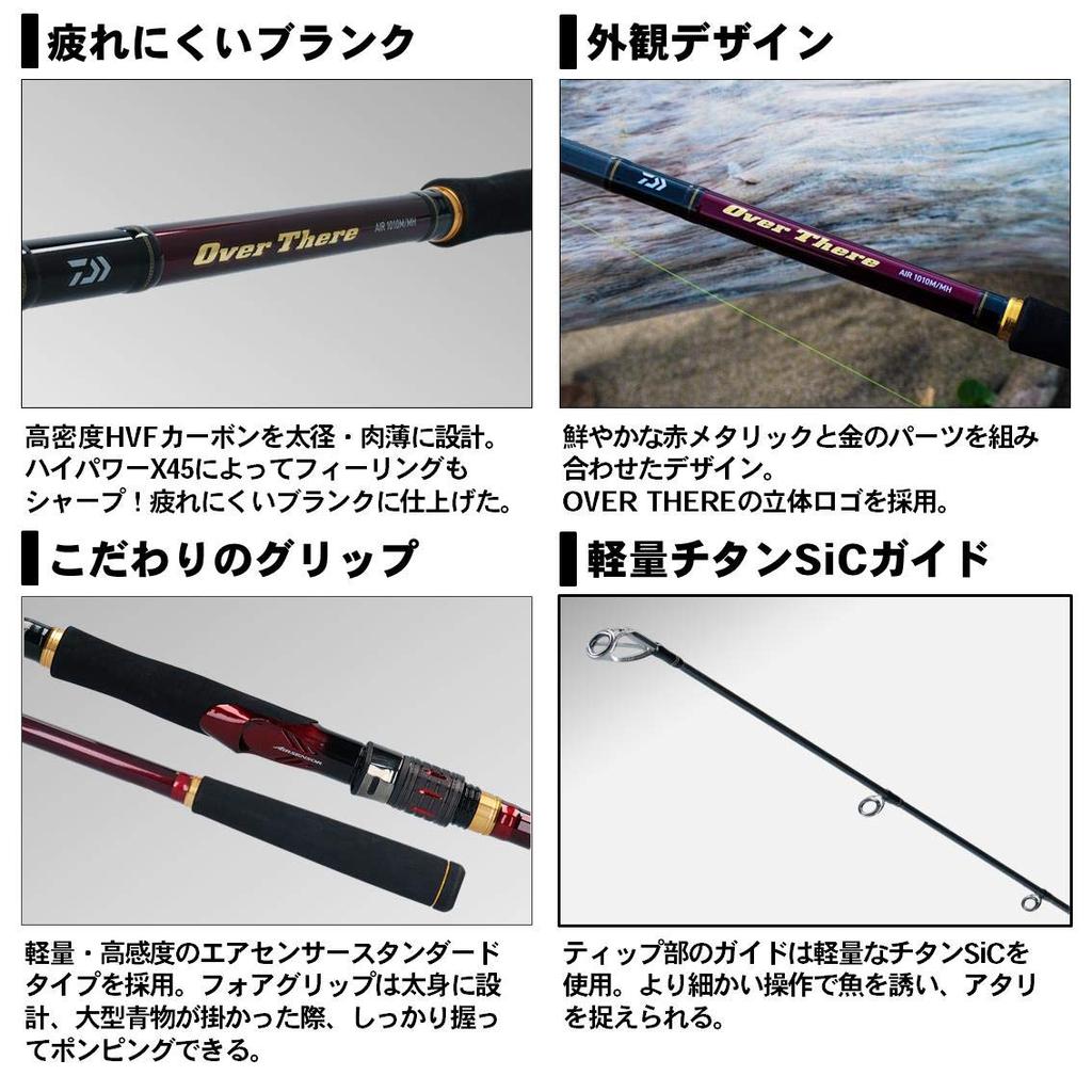 Daiwa Спиннинговое удилище для берегового джига OVER THERE AIR 109ML/M