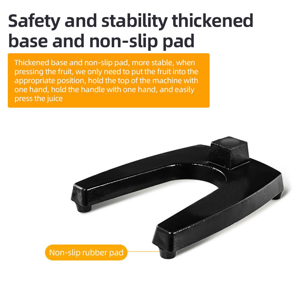 Ручная соковыжималка, кухонная чугунная соковыжималка для апельсинового сока, коммерческая сверхмощная столешница