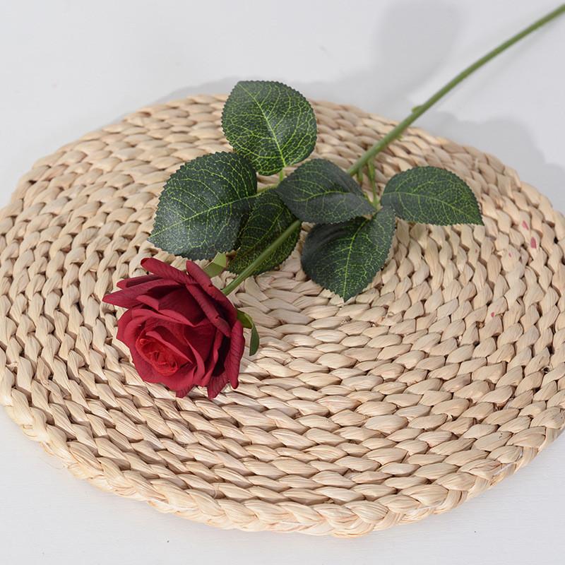 Rose Silk Flower Faux Moisturizing Decor For Home And Wedding Arrangements