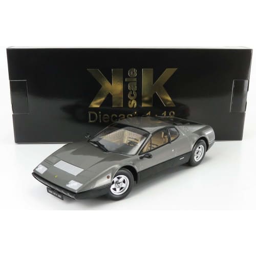 KK-SCALE 1/18 Scale Ferrari 365 GT4/BB 1973 Grey Diecast Car (KKDC180562)