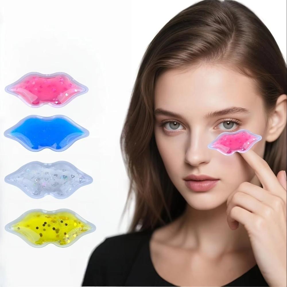 5Pcs Flexible Lip Ice Pack Reusable Gel Ice Pack New Eye Ice Pack Lip Care
