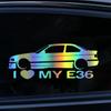 J14# I Love My BMW E46 E36 Car Stickers Decal Car Accessories Decoration