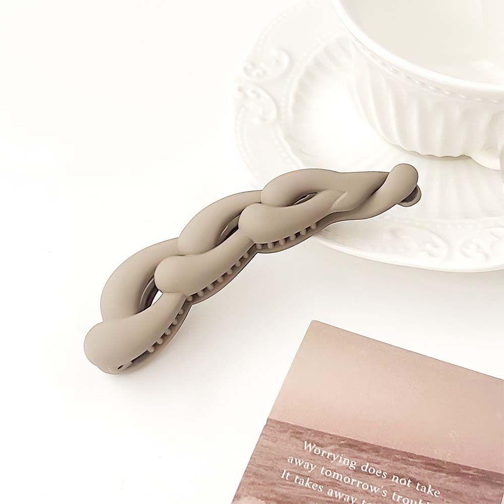 Матовая пластиковая заколка-банан 10,5 см, матовая заколка для волос, простая заколка для волос в форме краба, вечерние заколки для волос