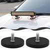 2Pcs 43mm M6 Base Mount Bracket Clamp LED Work Light Bar Holder SUV Offroad Bolt Mini Size Magnetic Base Mount Bracket Clamp