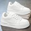Latest Sport Skateboarding Shoes 2024 Soft Bottom Comfortable and Fashionable Casual Running Shoes Height Increasing White Shoes