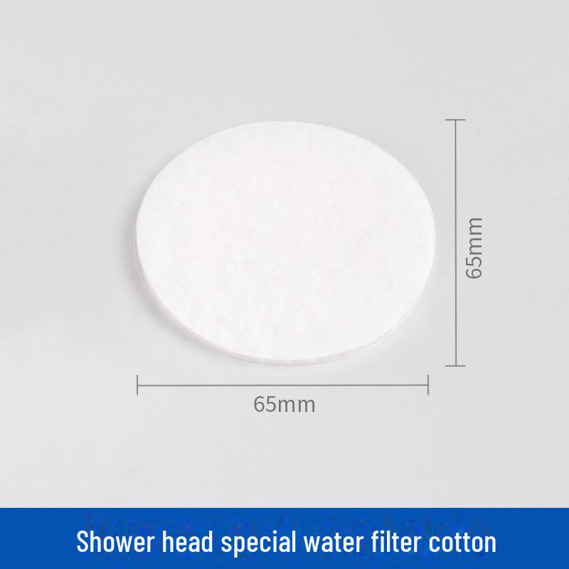 Shower Nozzle Replacement Filter Element with High Compression Cotton Core for Water Purification.