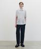 MINDBRIDGE [Couture] Crinkle Stripe Semi-Overfit Short Sleeve Shirt Myws3174