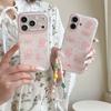Забавный Милый Мультяшный Кот Чехол для Телефона Для Apple iPhone 17 Pro 16 15 14 Pro Max Чехол с Цепочкой Модный Ударопрочный Чехол Для iPhone