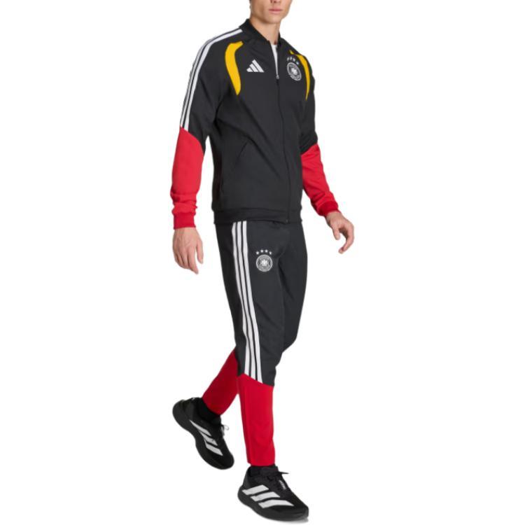 adidas Германия Tiro Полосатые С завязками Боковой карман Футбольные штаны Мужские брюки KB4475