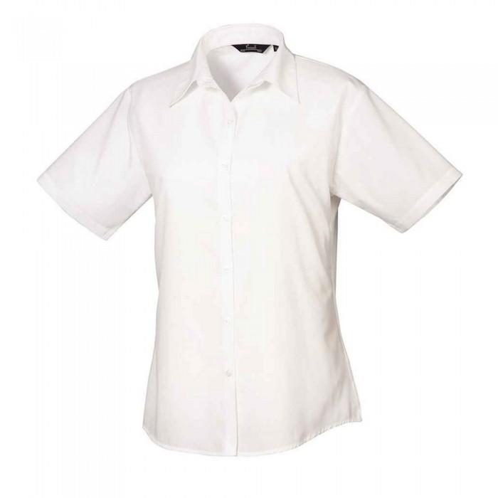 Premier Womens/Ladies Plain Poplin Blouse