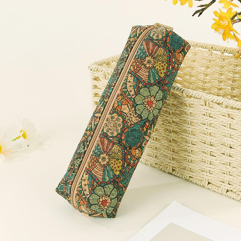 Ретро литературный пенал для косметики, сумка для хранения косметики, большая вместимость, сумка для хранения офисных принадлежностей, студенческая сумка для канцелярских принадлежностей