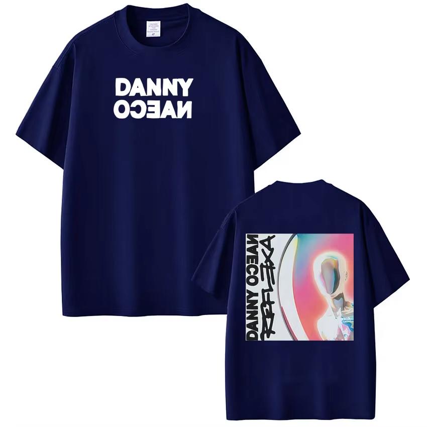 Rapper Danny Ocean Reflexa Tour 2025 Graphic T Shirt Mens Hip Hop Tshirt Casual Cotton Short Sleeve Aesthetics Tees Fan Gifts