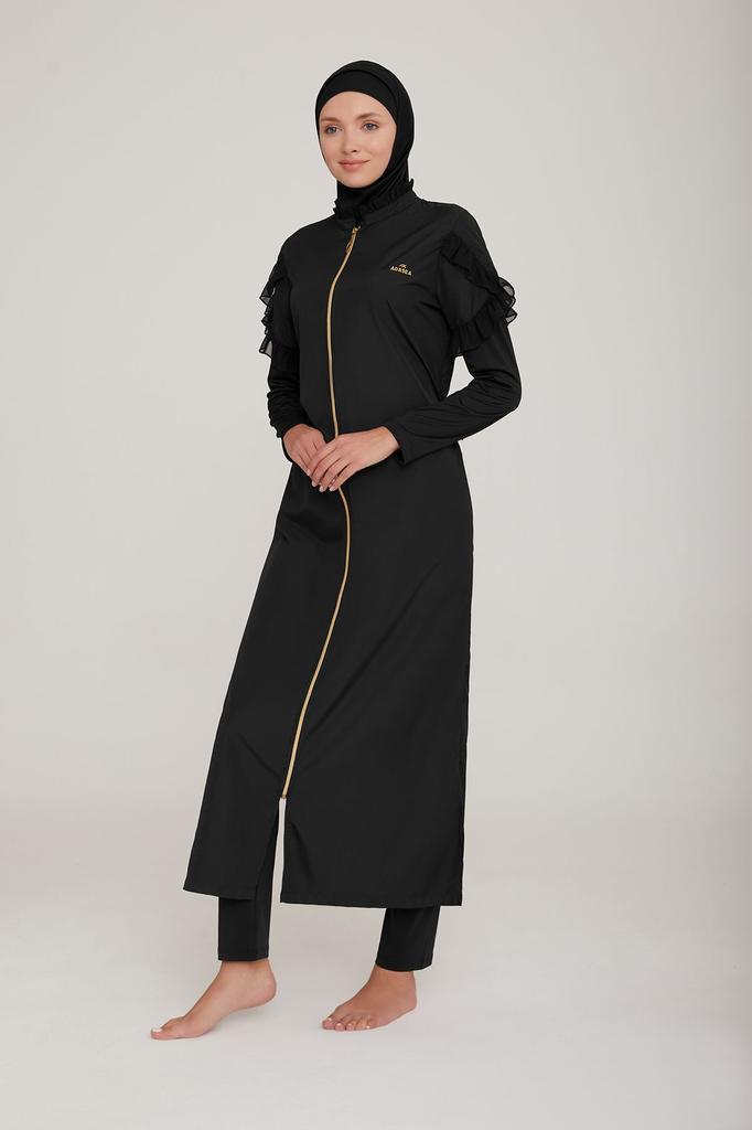 Женский Мусульманский Скромный Исламский Полный Чехол Буркини Пляжный Купальный Костюм Купальники Хиджаб Пляжная Одежда Купальник 