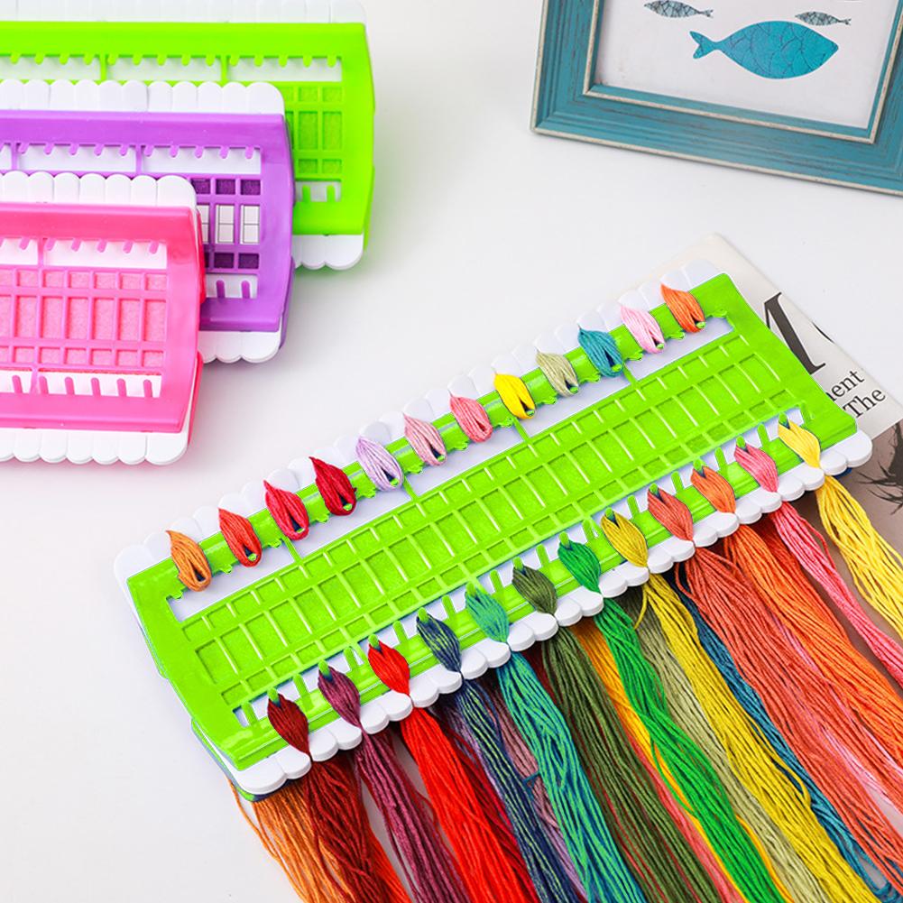50-Position Embroidery Thread Organizer Cross Stitch Organizer for Sewing and Cross Stitch Embroidery Thread