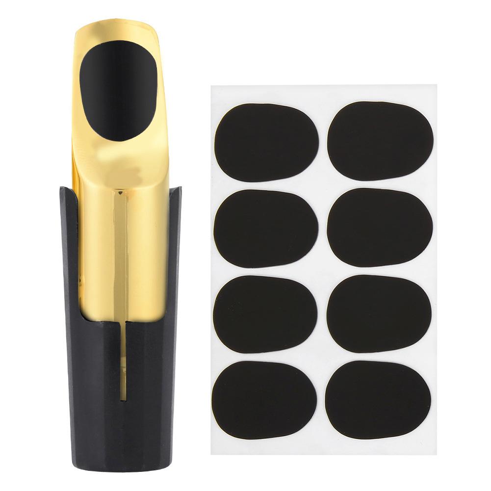 8Pcs Rubber Mouthpiece Patches Pad for SopranoAlto Saxophone Clarinet 0.8mm