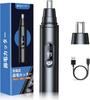Charging Fast Nose Hair Trimmer Professional Grade Washable Blade For Men and Women Portable LCD Charging Display Nose Hair Trimmer [Smart + Type-C