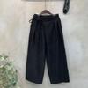 C S In The Room Marker Velvet pIntuCk Strap Wide SlaCkS 2 ColorS