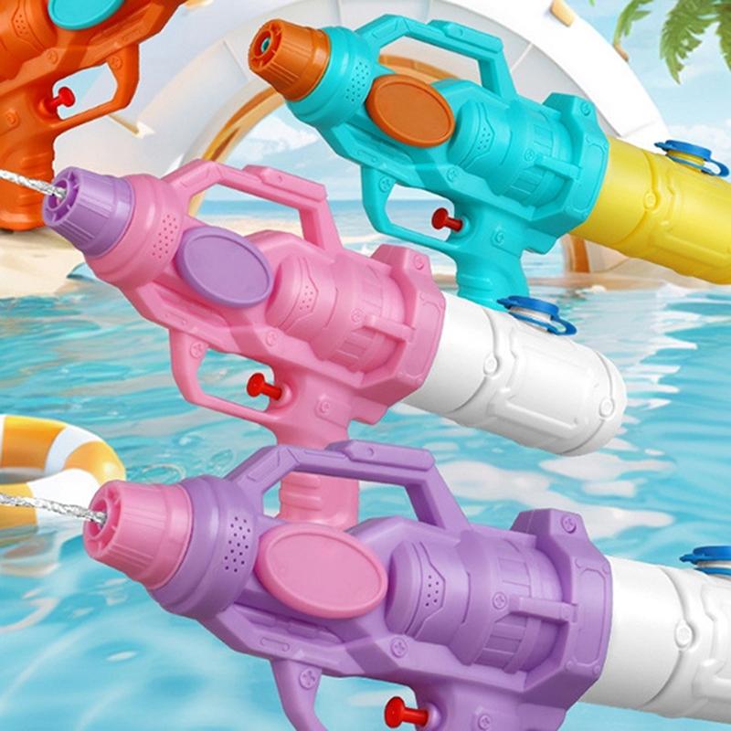 1 Piece Single Nozzle Press Type Watergun Water Spray Toys Cartoon Water Gun Summer Pool Toy