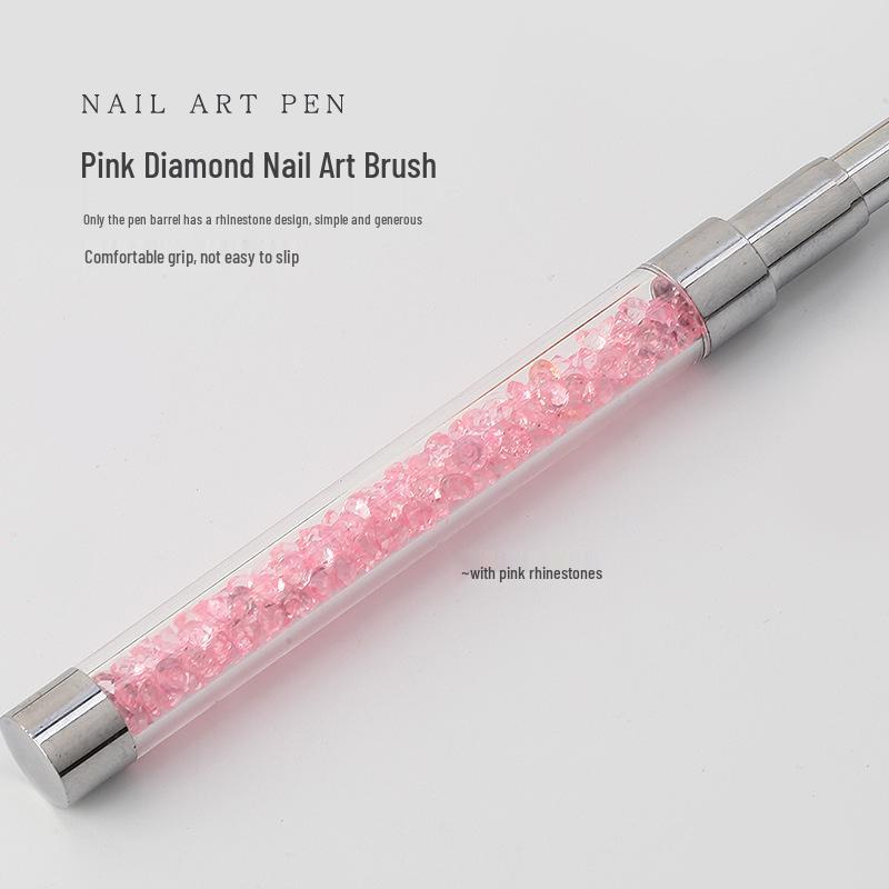 Gradient Dotting Nail Art Brush: Beginner Gel Polish, Starry Sky, Slanted Tip, Blending & Painting Tool