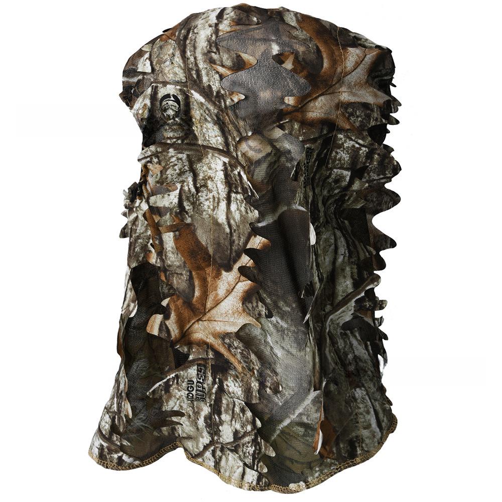 Маска для охоты LOOGU Bionic Camouflage Hunting Mask — дышащая, противомоскитная сетка для наблюдения за птицами, ночной рыбалки и активного отдыха