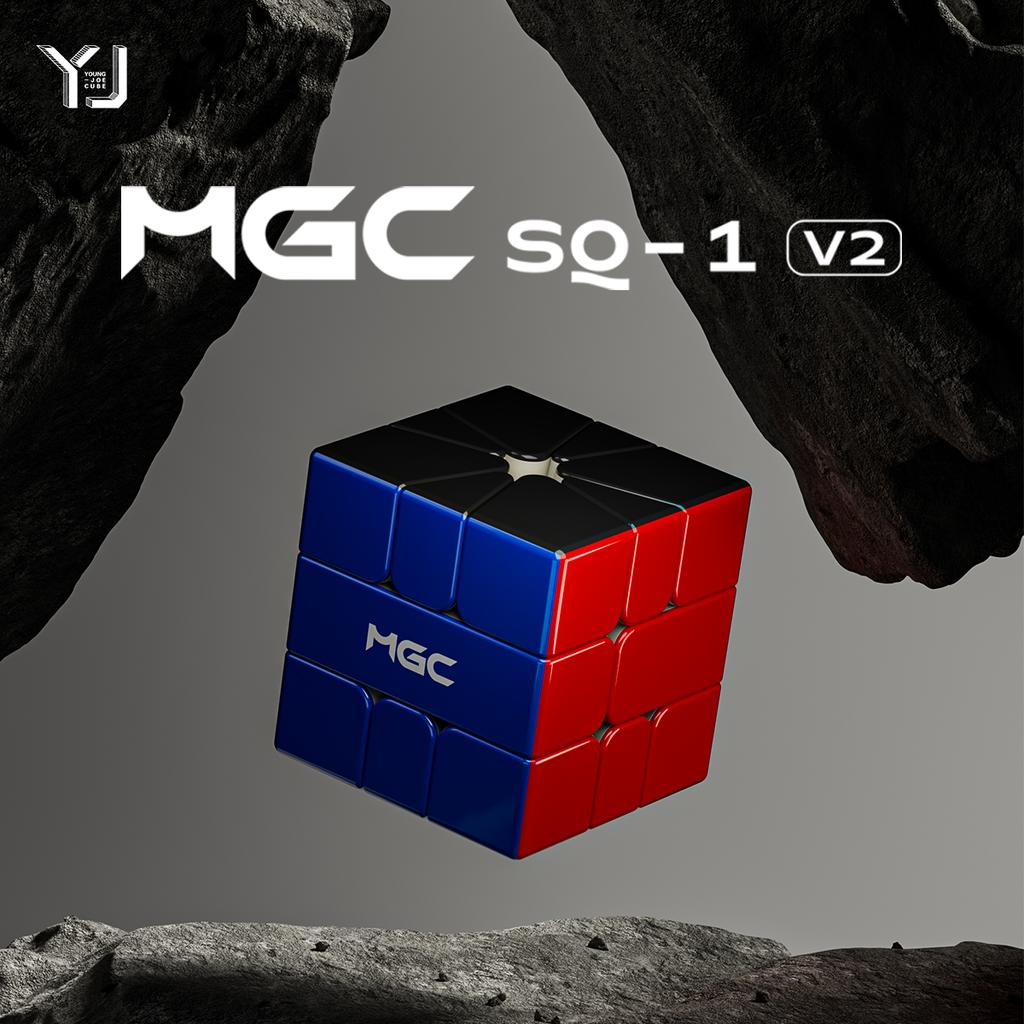 YJ MGC SQ1 V2 УФ Магнитный Скоростной Кубик Рубика Профессиональные Игрушки-Спиннеры MGC Квадрат-1 Черный Магический Кубик Головоломка