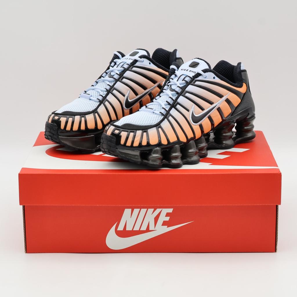 AR3566-401 Nike Shox TL Синий оттенок Общий оранжевый (Женский)
