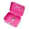 Piggy Bank with Lock And Key Portable Lockable Mini Cash Box Money Bank Security Lock Safe Case Coin Box Changes Storage Container