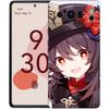 Чехол для телефона Genshin Impact для Google Pixel 8 A 7 6 Pro Мягкий ТПУ корпус для Pixel 6A Силиконовый Ударопрочный Черный чехол