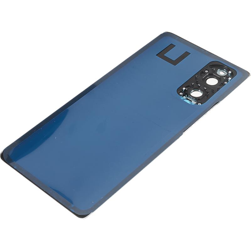 Задняя крышка аккумуляторного отсека для Honor 70 5G с крышкой объектива камеры, запасная часть (без логотипа)