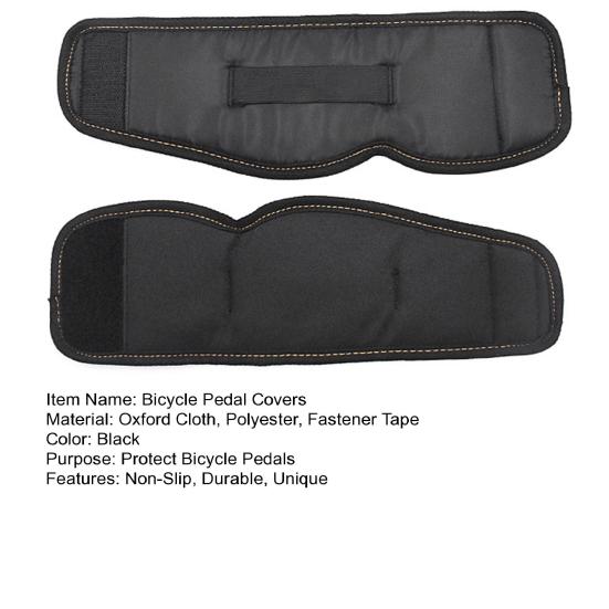 1 пара чехлов на педали велосипеда, ткань Оксфорд, усиленная защита, нескользящие, прочные рукава для педалей велосипеда, товары для улицы