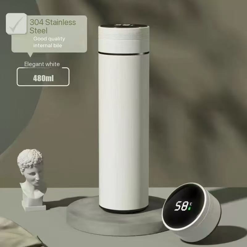 Интеллектуальная термокружка из нержавеющей стали 304 определяет температуру воды, отображает температуру и обеспечивает долгосрочную изоляцию.