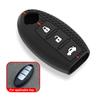 Silicone Key Case For Nissan Tiida Qashqai J11 J10 Micra Kicks Altima X-Trail Fuga Navara Leaf Note Sentra Murano Car Key Cover