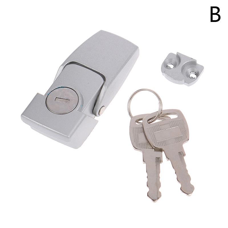 High Quality Cabinet Black Coated Metal Hasp Latch Dk604 Security Toggle Lock With Two Keys