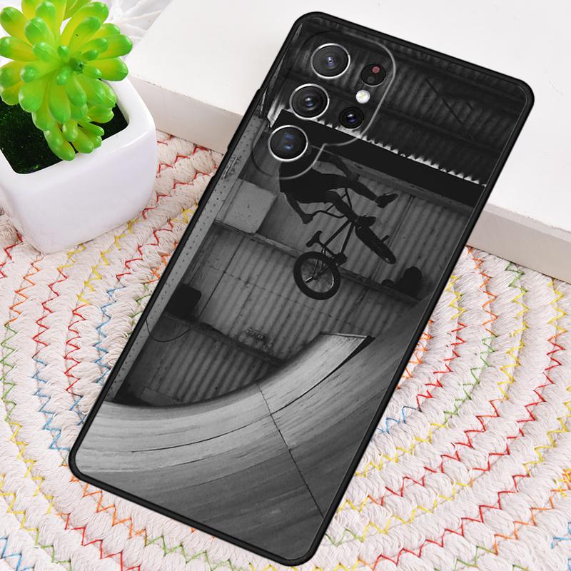Мягкий чехол для телефона BMX Bike Extreme Sport для Samsung Galaxy note 10 pro S26 Ultra S23 S24 FE S25 S21 S22 PLUS ударопрочный