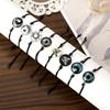 2Pcs/Set Personalized Luminous Sun Moon Bracelet For Lover Butterfly Rope Charm Friendship Party Jewelry Accessories Couple Gift