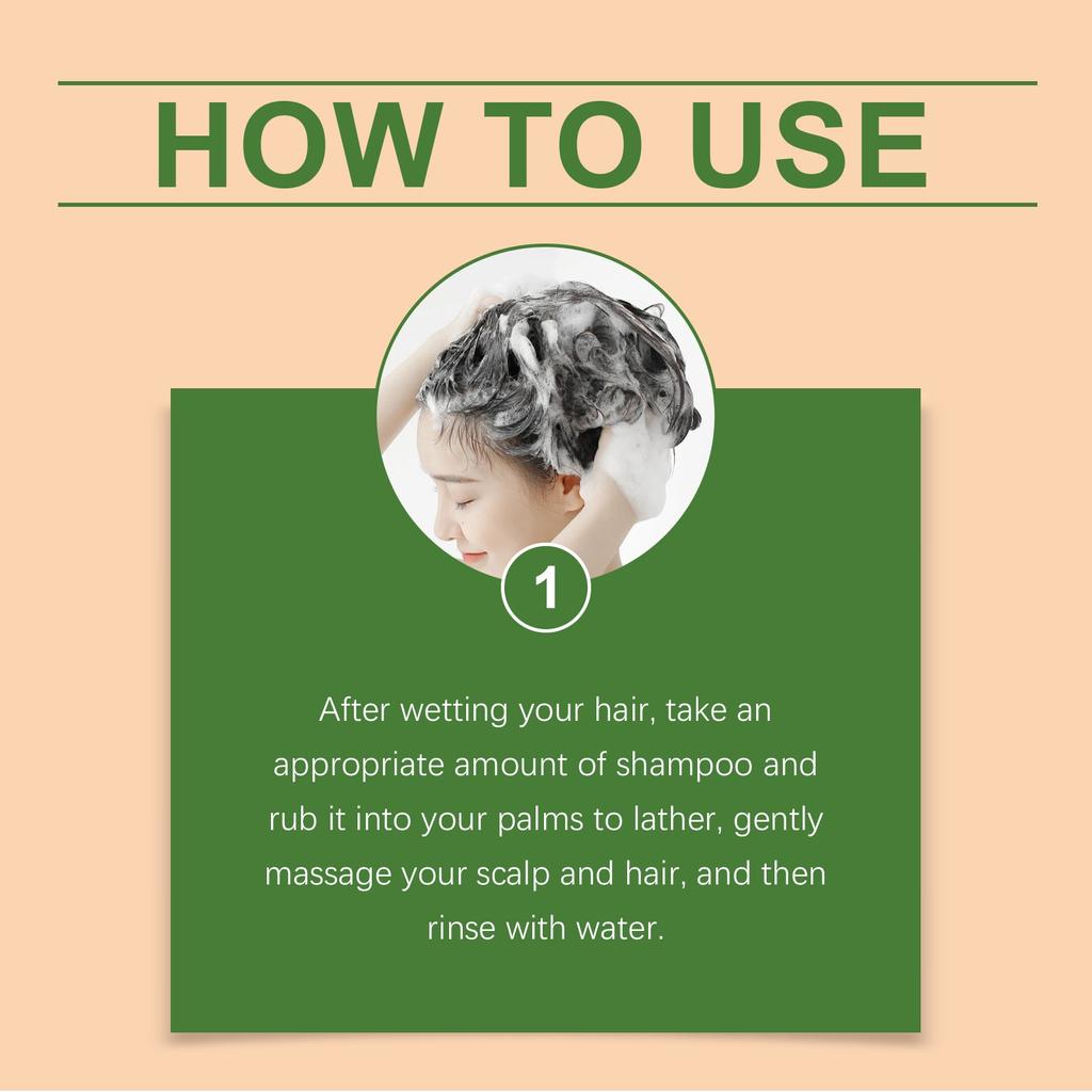 Увлажняющий и контролирующий жирность шампунь Питательный шампунь для роста волос От истончения и выпадения волос Подходит для мужчин и женщин 300 мл