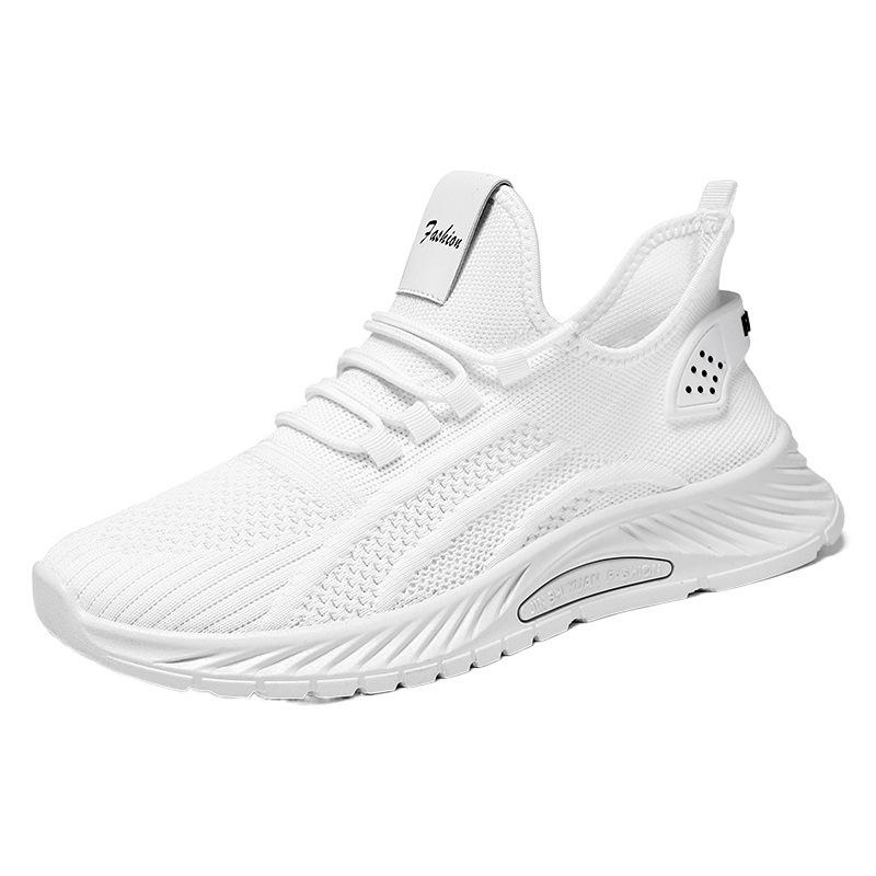2024 весна и лето новые мужские кроссовки тканые дышащие спортивные и кроссовки для отдыха вниз по течению данные пара кроссовки мужские