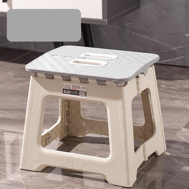 Outdoor Portable Folding Stool High Load-bearing Thickened Plastic Saddle Chair Mini Chair Fishing Stool Square Stool Camping Stool