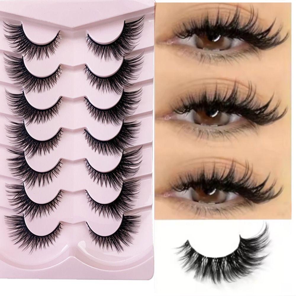 Накладные ресницы диагональные мушки накладные ресницы хвостик для глаз удлинение 3D искусственные норковые ресницы принадлежности для макияжа