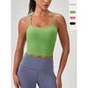 Новый универсальный повседневный спортивный жилет для женщин, облегающий, для тренировок, йоги, бега, фитнеса, быстросохнущий топ-майка