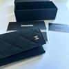 Chanel Черный Стеганый Тканевый Футляр для Очков
