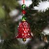 Transparent Wind Bells Decorative Hanging Christmas Tree Decorations Bell Glass Pendant  Party
