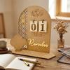 Date Tracker Countdown Calendar Reusable Table Decoration Decorative Advent Calendar  Gifts Giving