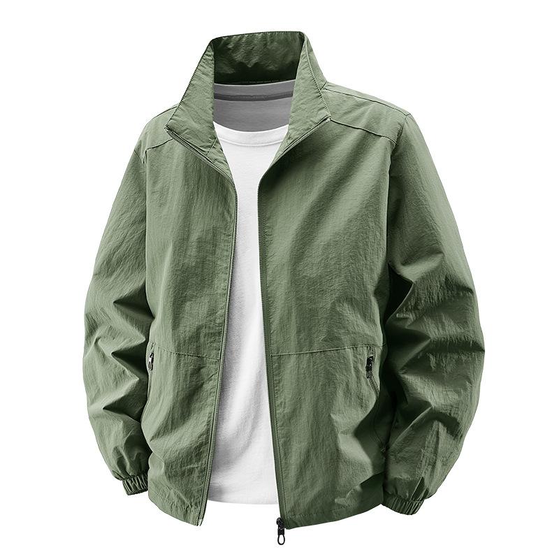 New Spring Men's Casual Jacket Wear-resistant, Comfortable, Soft, Simple and Fashionable Outdoor